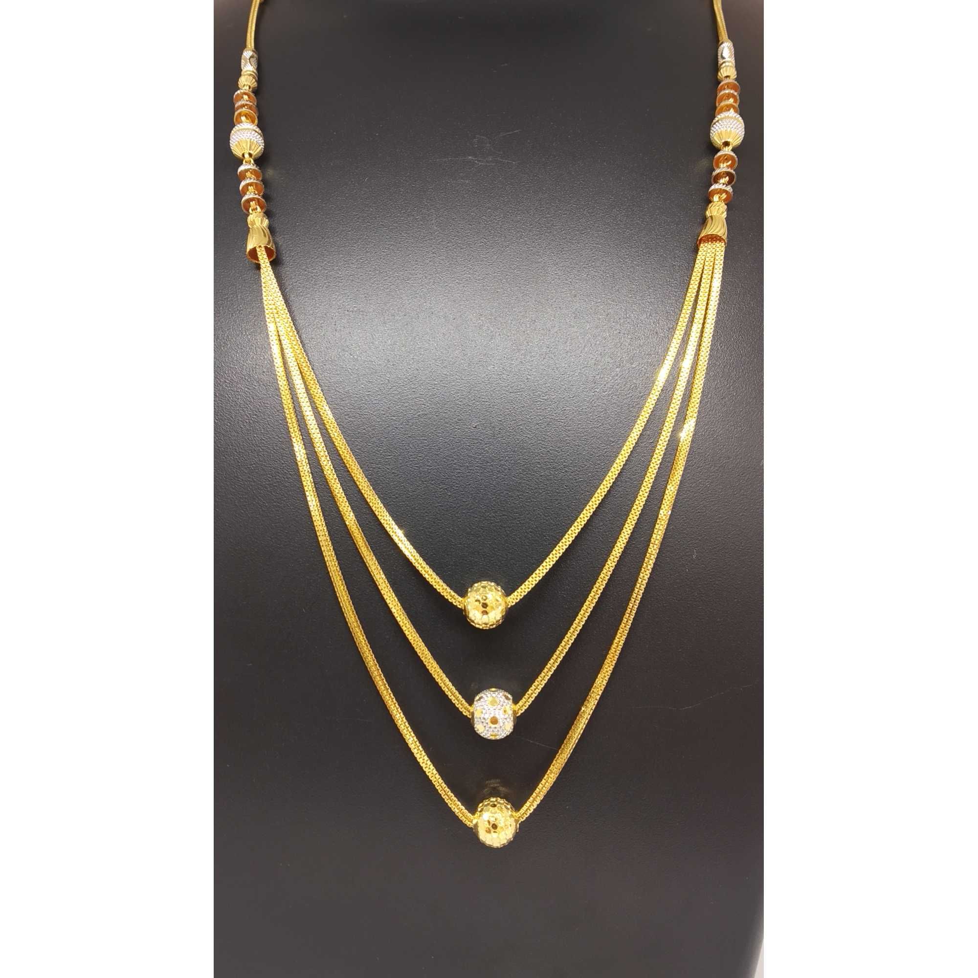 22 KT GOLD 3 STEP VERTICAL BOLLS DESIGNED DOKIYA - Image 2