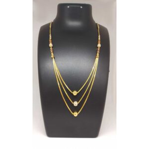 22 KT GOLD 3 STEP VERTICAL BOLLS DESIGNED DOKIYA