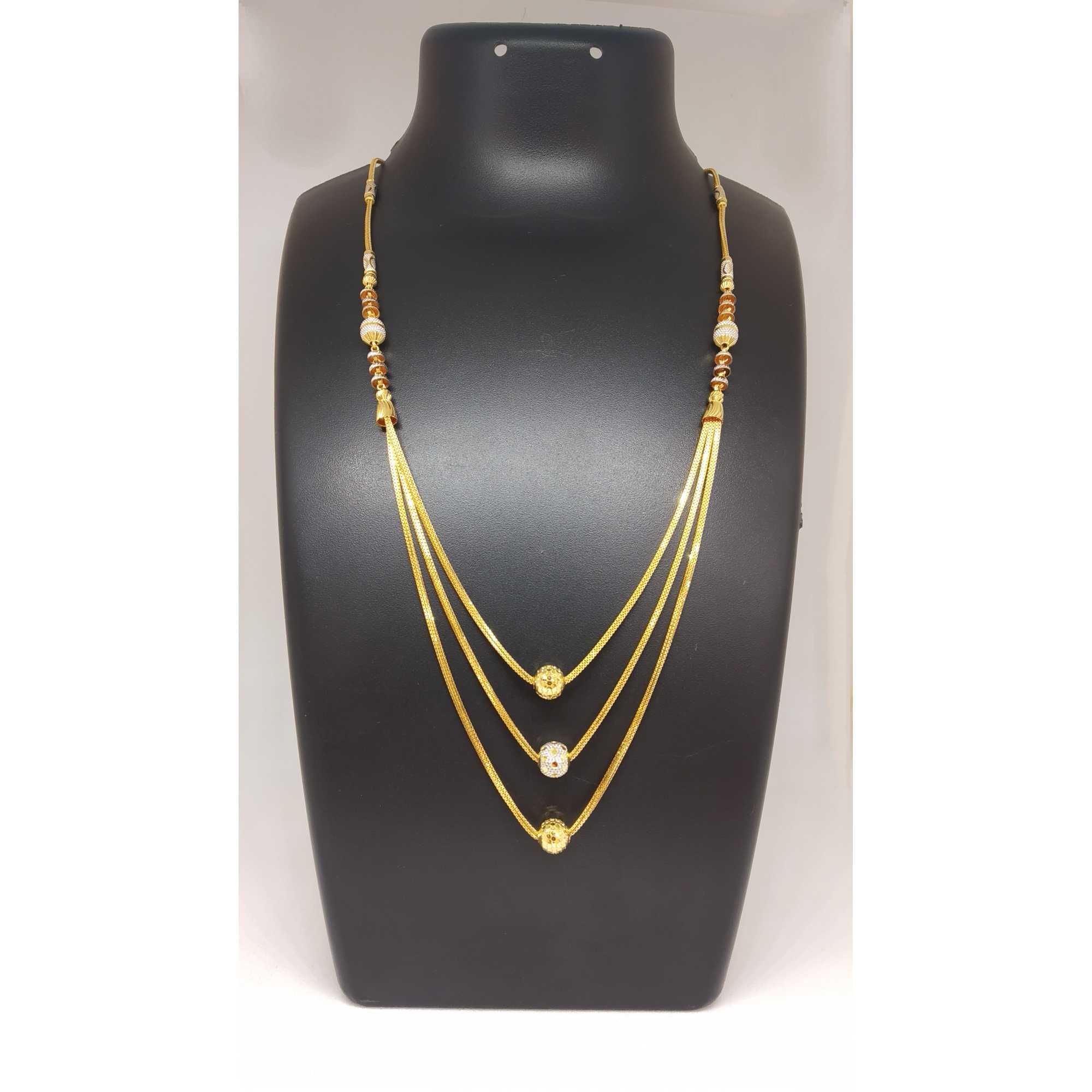 22 KT GOLD 3 STEP VERTICAL BOLLS DESIGNED DOKIYA