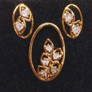 REAL DIAMOND DESIGNED PENDANT SET