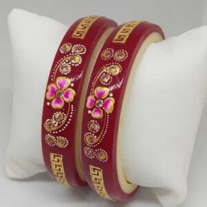 22 KT GOLD FLOWER PRINTED DESIGNED RAS PATLA