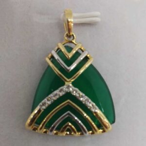REAL DIAMOMD  BRANDED PENDANT SET