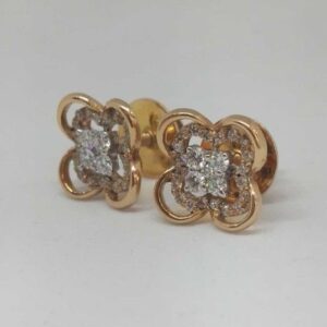 REAL DIAMOND ROSE GOLD BRANDED RING