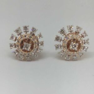 REAL DIAMOND ROSE GOLD BRANDED RING