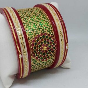 22 KT GOLD FLOWER DESIGNED RAS PATLA