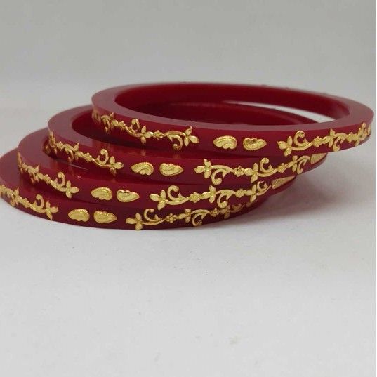 22 KT GOLD PRINTED DESIGNED RAS PATLA - Image 3