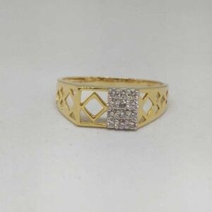 REAL DIAMOND BRANDED GENTS RING