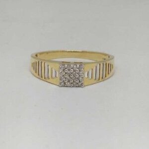 REAL DIAMOND BRANDED GENTS RING