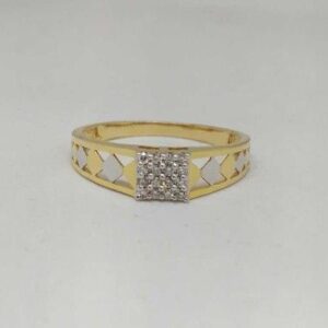 Real diamond branded gents ring