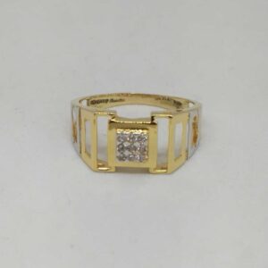 Real diamond branded gents ring