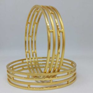 22 KT GOLD COPPER SIMPLE DESIGNED BAMGLE