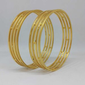 22 KT GOLD COPPER SIMPLE DESIGNED BAMGLE