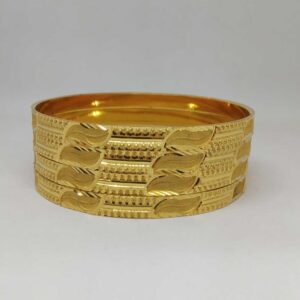 22 KT GOLD Plane Designed Bangle