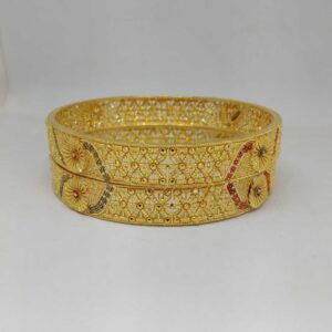 22 KT Gold  Culcutti Bangle