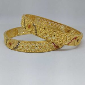 22 KT Gold  Culcutti Bangle