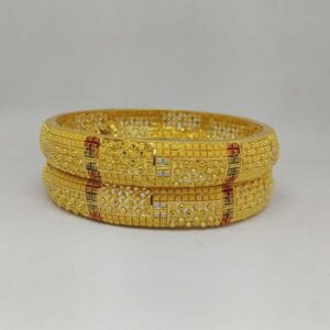 22 KT GOLD CULCUTTI BANGLE