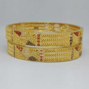 22 KT GOLD CULCUTTI BANGLE