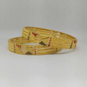 22 KT GOLD CULCUTTI BANGLE