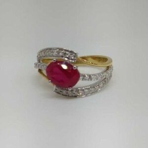 Real diamond branded ladies ring