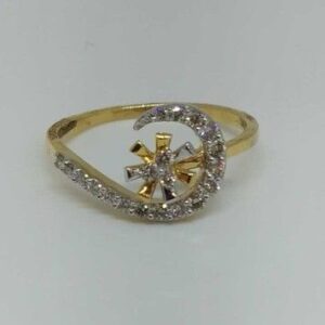 Real diamond branded ladies ring