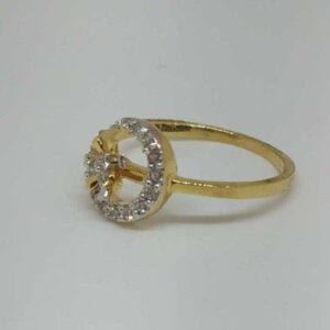 Real diamond branded ladies ring