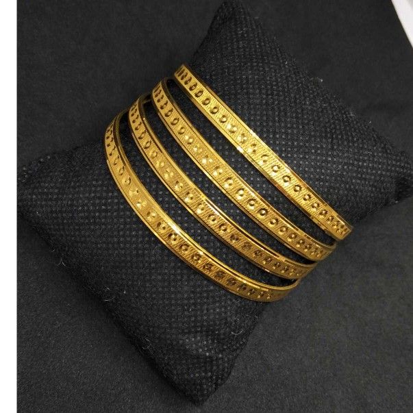 1 gram machine cut designer bangle