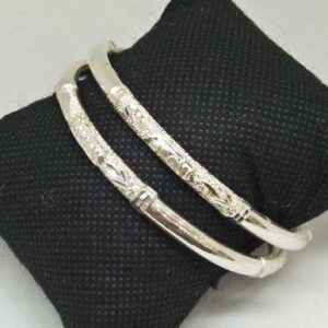 925 Sterling Silver Plan Designed Bangle