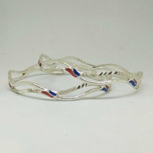 925 sterling silver fancy bangle
