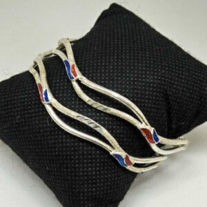 925 sterling silver fancy bangle