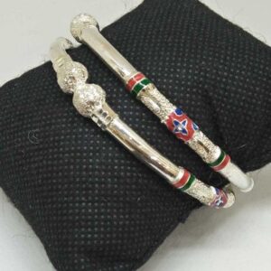 925 Sterling Silver Fancy Bangle