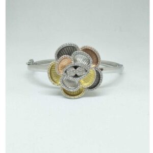 925 Sterling Silver DESIGNER FLOWER LADIES BRACELET