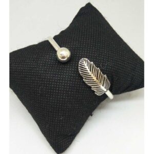 925 Sterling Silver OXIDES SIMPLE LEAF DESIGNED BRACELET