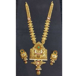 22 kt gold rajwadi dhulhan set