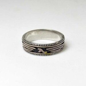925 Sterling Silver Oxides Gents Band