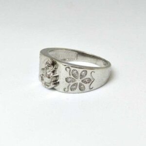 925 Sterling Silver Ganesh Gents Ring