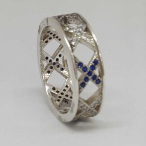 925 Sterling Silver Gent's Band