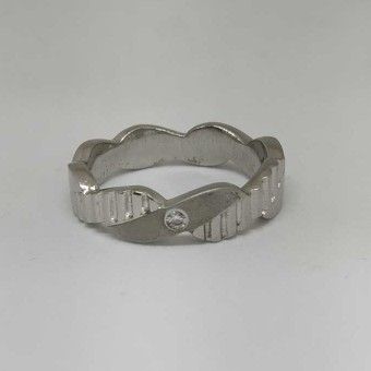 925 sterling silver gents band