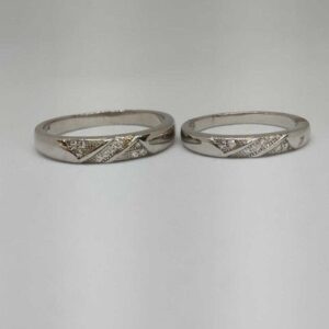 925 Sterling Silver Couple Bands