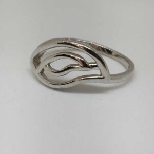 925 Sterling Silver Plan Ladies Ring