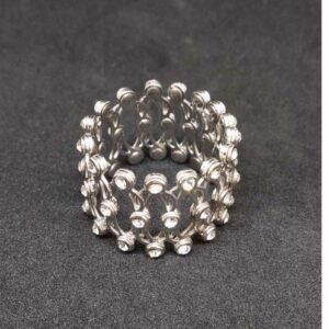 925 Sterling Silver Two In One  Ring. & Bracelet Ladies