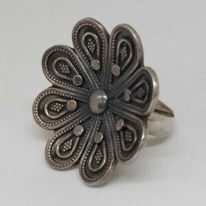 925 Sterling Silver  Oxides Cocktail Ladies Ring