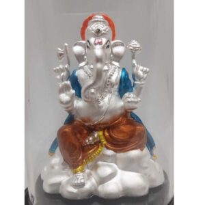 999 pure silver ganesh idols