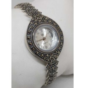 92.5 sterling silver antique ladies watch