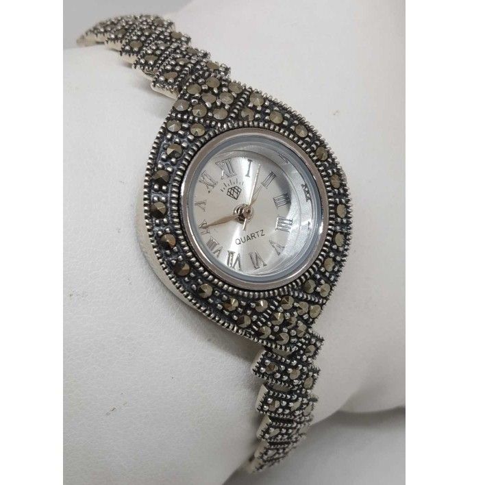 92.5 sterling silver antique ladies watch
