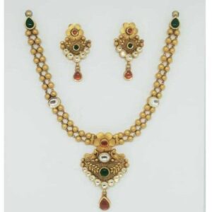 22 kt gold antique set