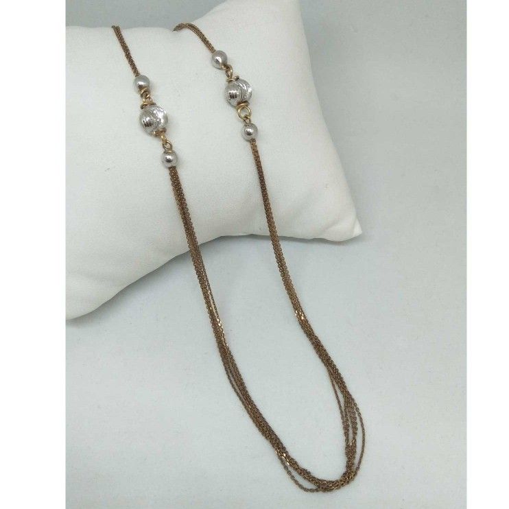 18 kt rose gold chain
