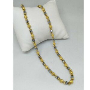 22 kt gold vertical mala