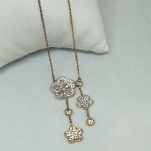 18 kt rose gold pendant chain