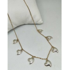 18 kt rose gold pendant chain
