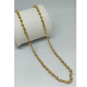 22 kt gold vertical mala